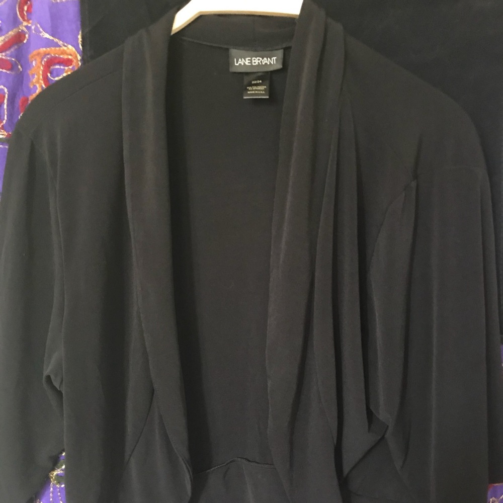 Black Lane Bryant Shrug size 22/24